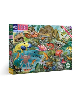 Παιδικό Puzzle 100 pcs, Love of Amphibians