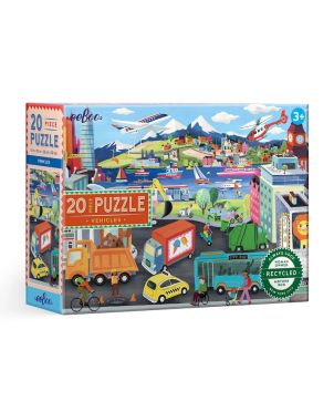 Puzzle 20pcs, Vehicles